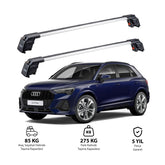 AUDI Q3 2019 et modèles ultérieurs TRX2 Thunder Carrier Barres transversales pour galerie de toit 2 barres
